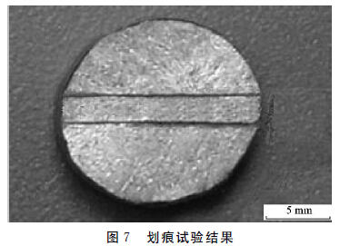 图７　划痕试验结果